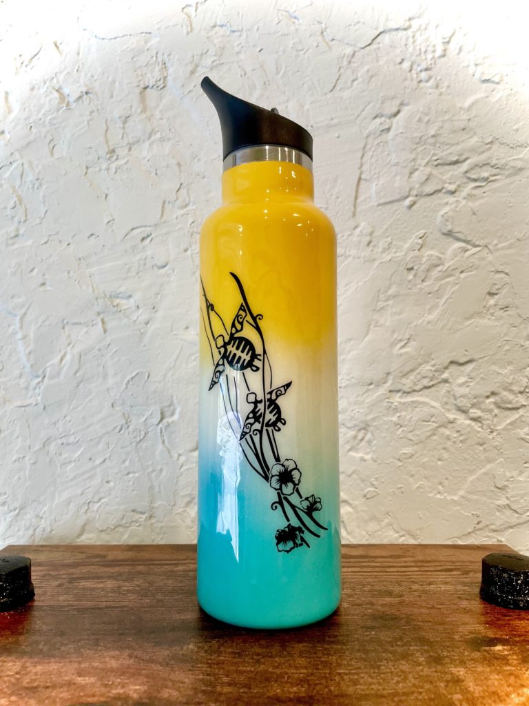 Handmade Reusable 20oz Water Bottle
