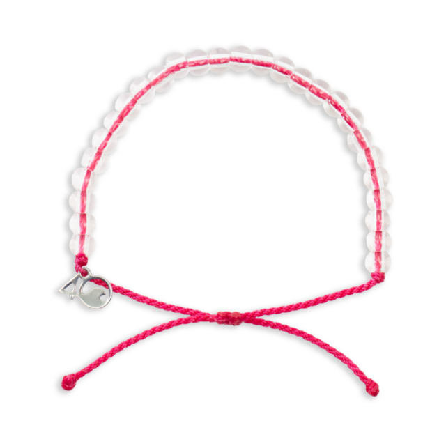 4ocean hawaiian coral beaded bracelet bright red