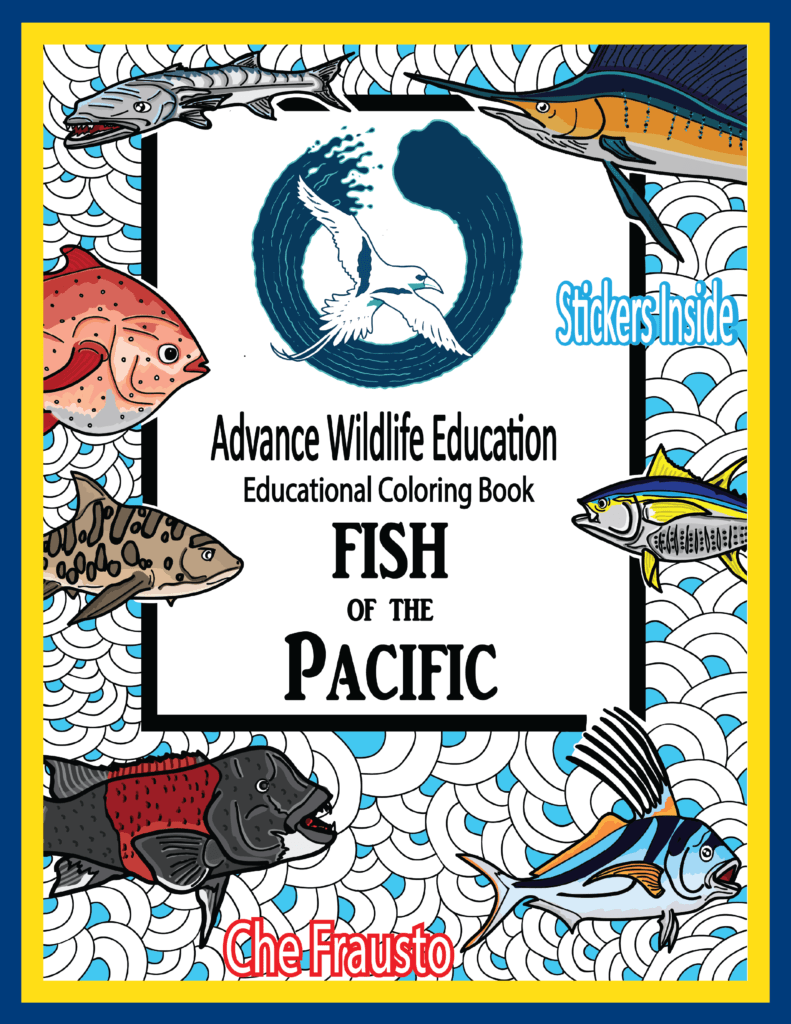 Fish of the pacific educational coloring book