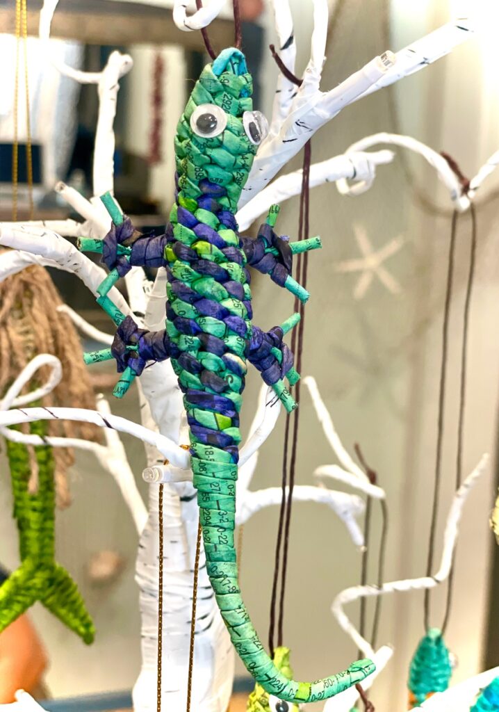 Recycled Paper Ornaments