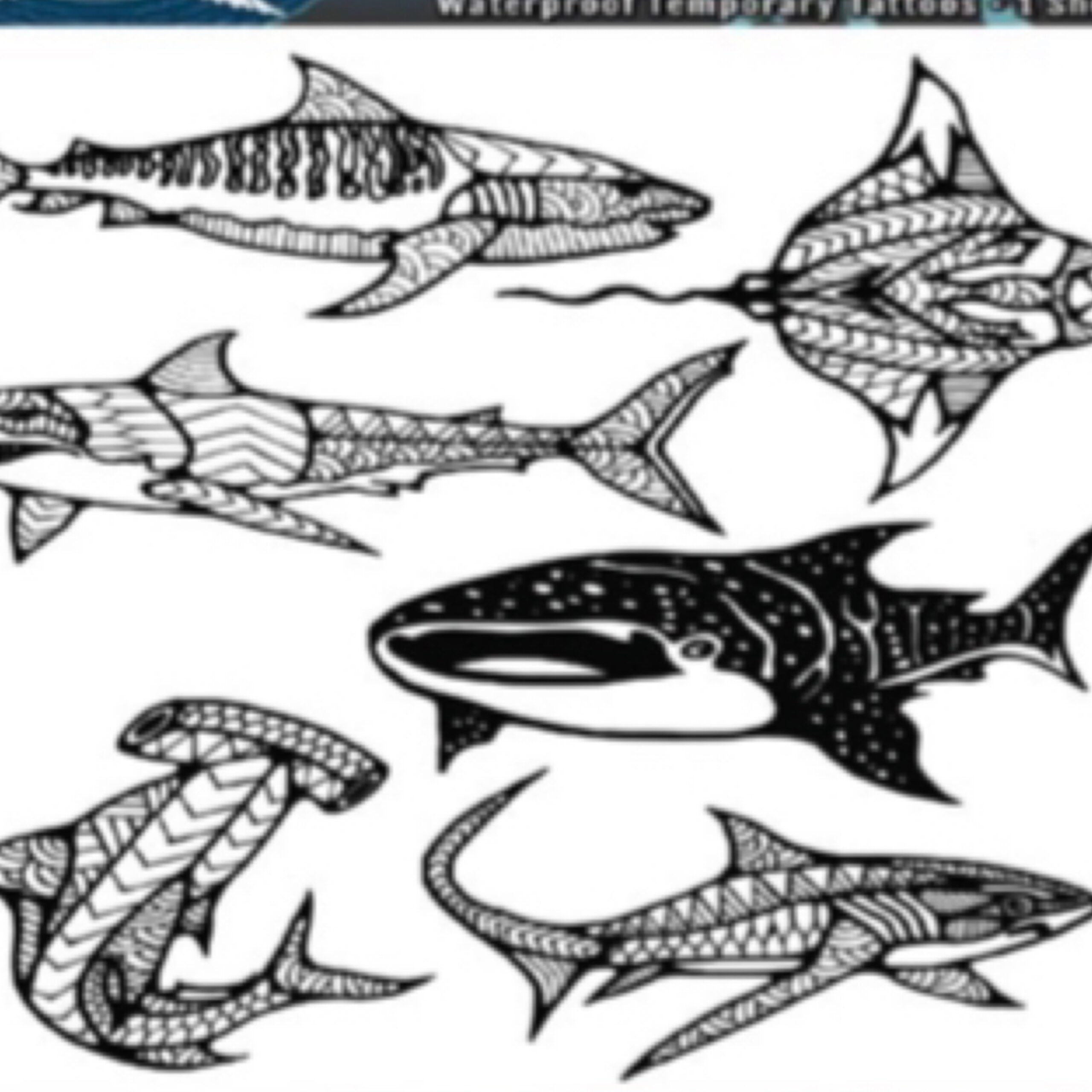 Shark Swimming Water Tattoo Youth T-Shirt by Aloysius Patrimonio - Fine Art  America