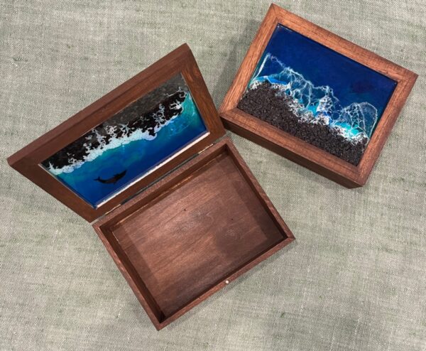 Ocean Wave Treasure Box