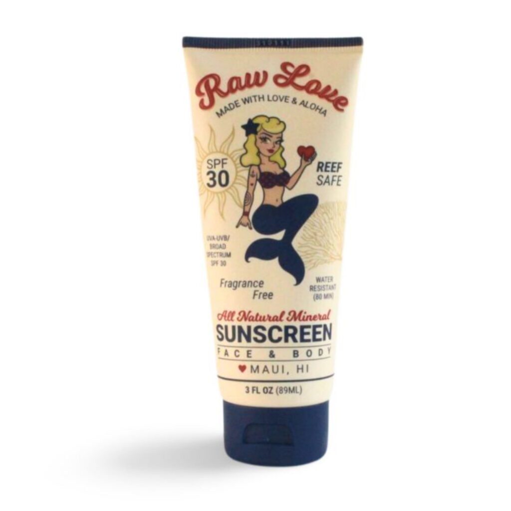 Raw love sunscreen lotion – 3oz