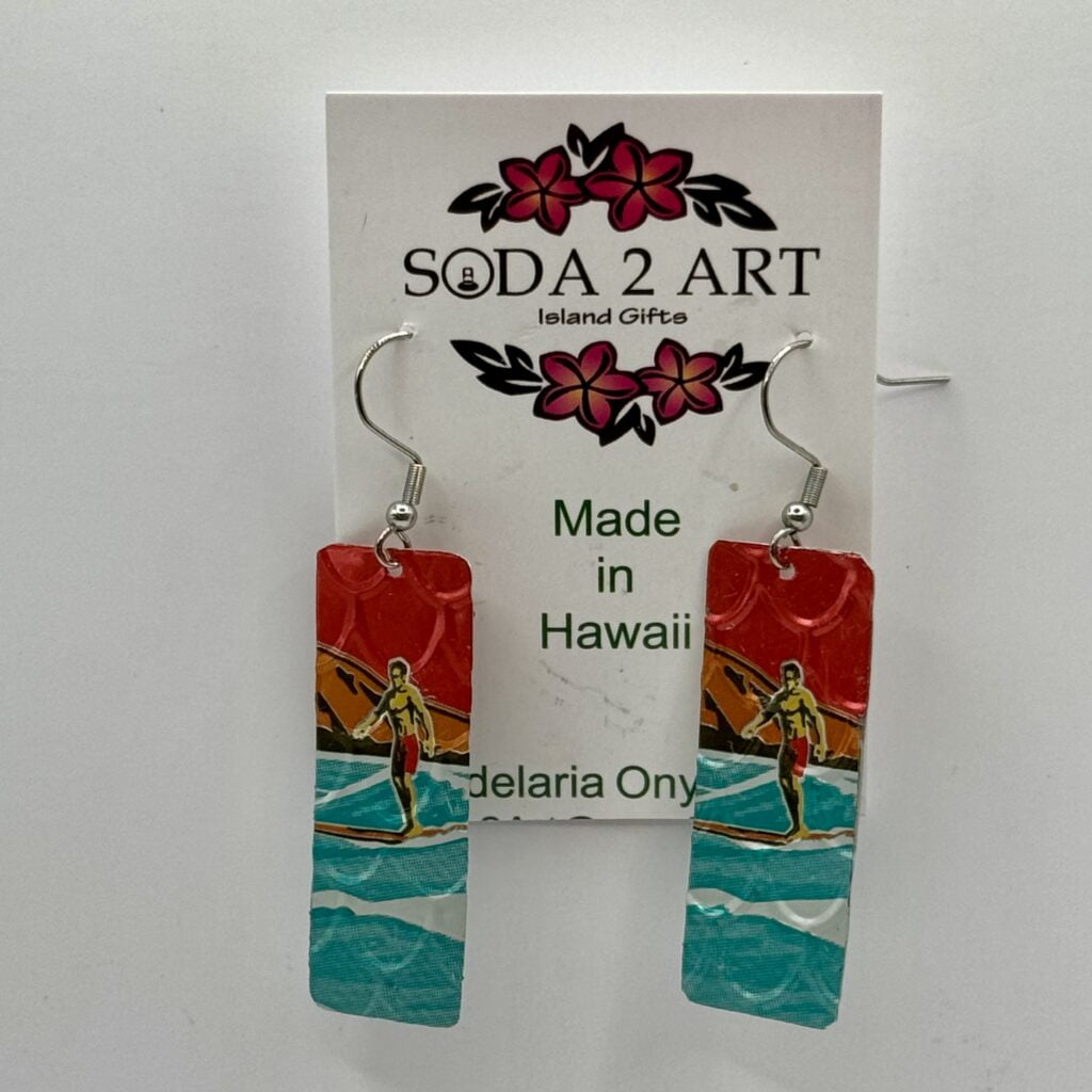 Hawaiian Surfer Earring