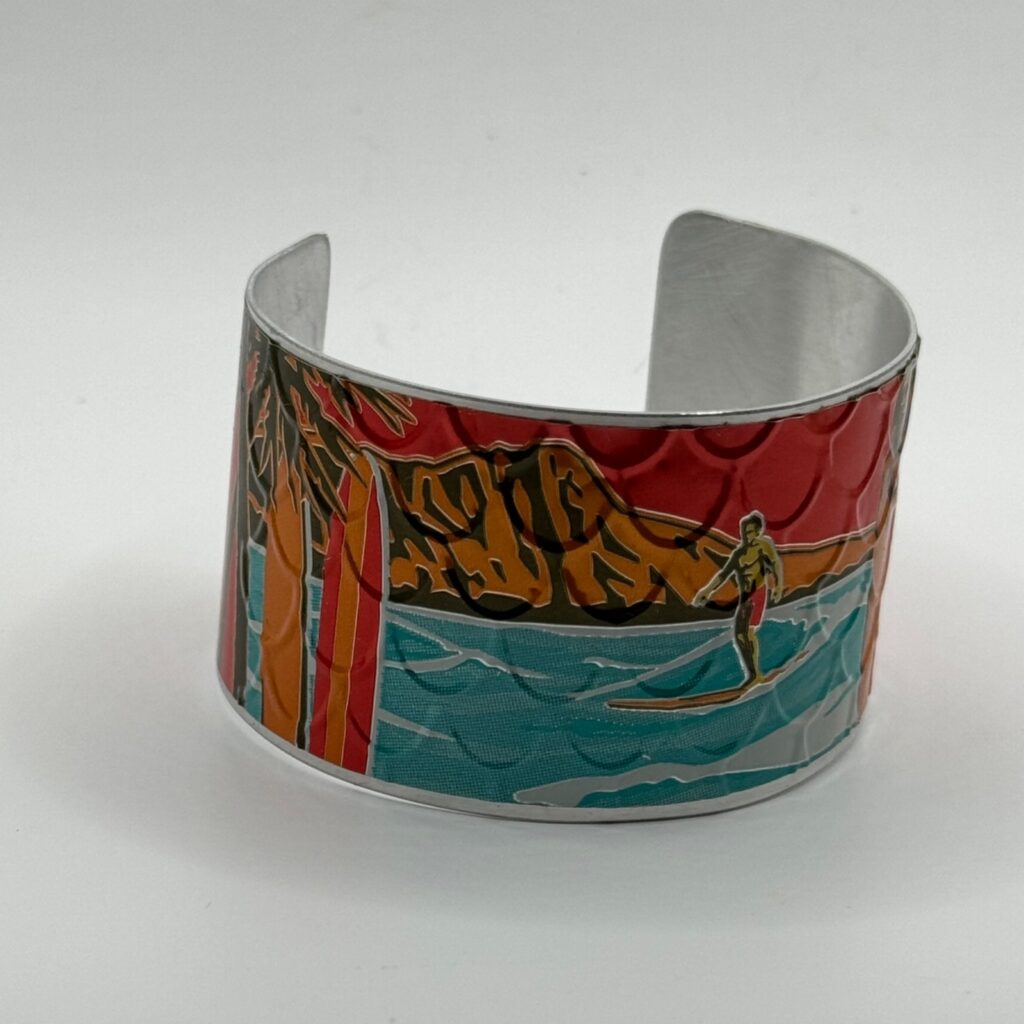 Hawaiian Red Surfer Bracelet