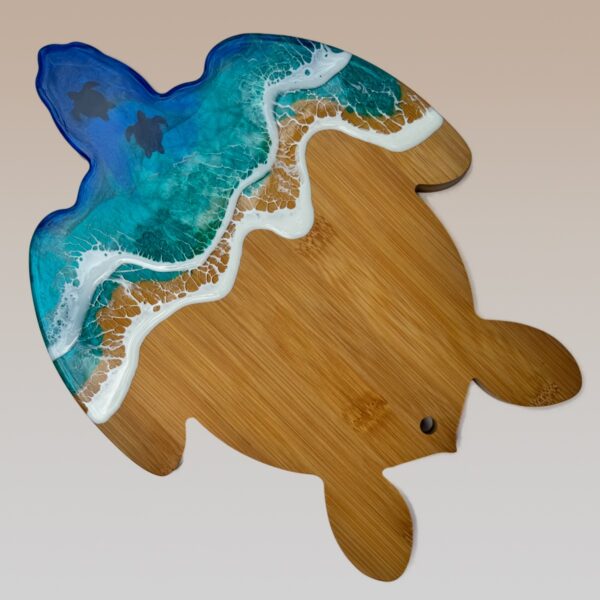 Ocean Wave Turtle Charcuterie Board