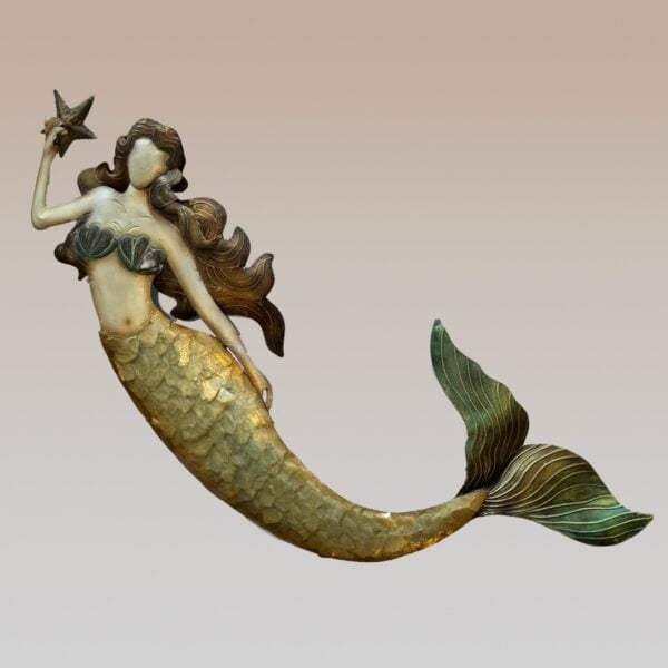 Elegant Capiz Decor Art Mermaid / Star