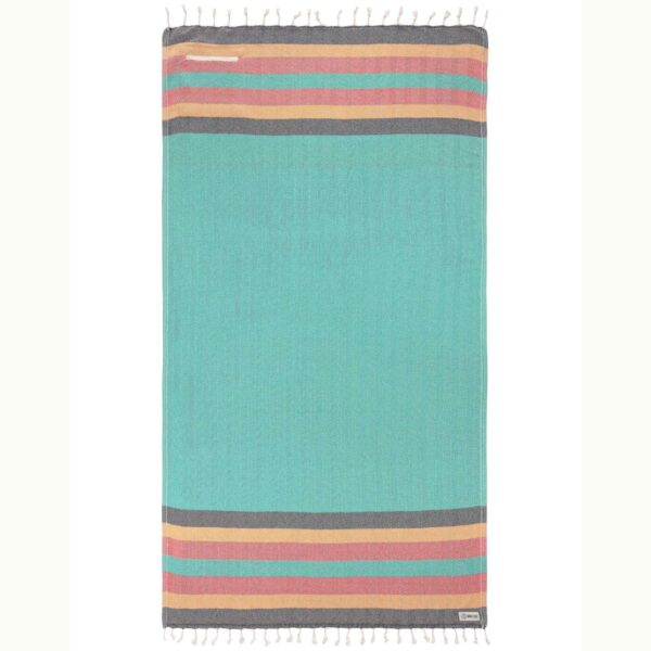 Sand Cloud Rasta Stripe Zipper Pocket Regular Towel