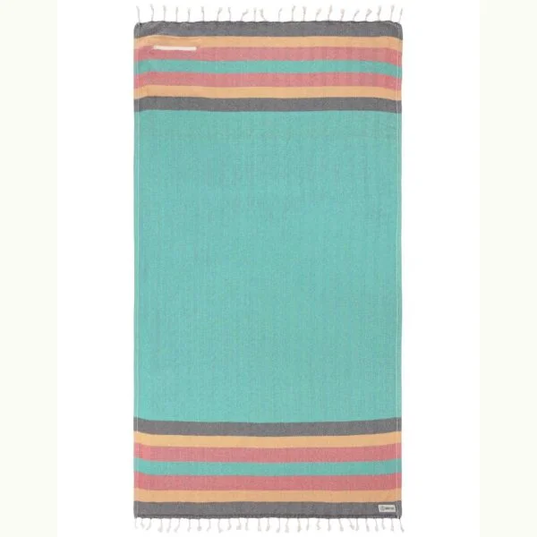 Sand Cloud Rasta Stripe Zipper Pocket Regular Towel