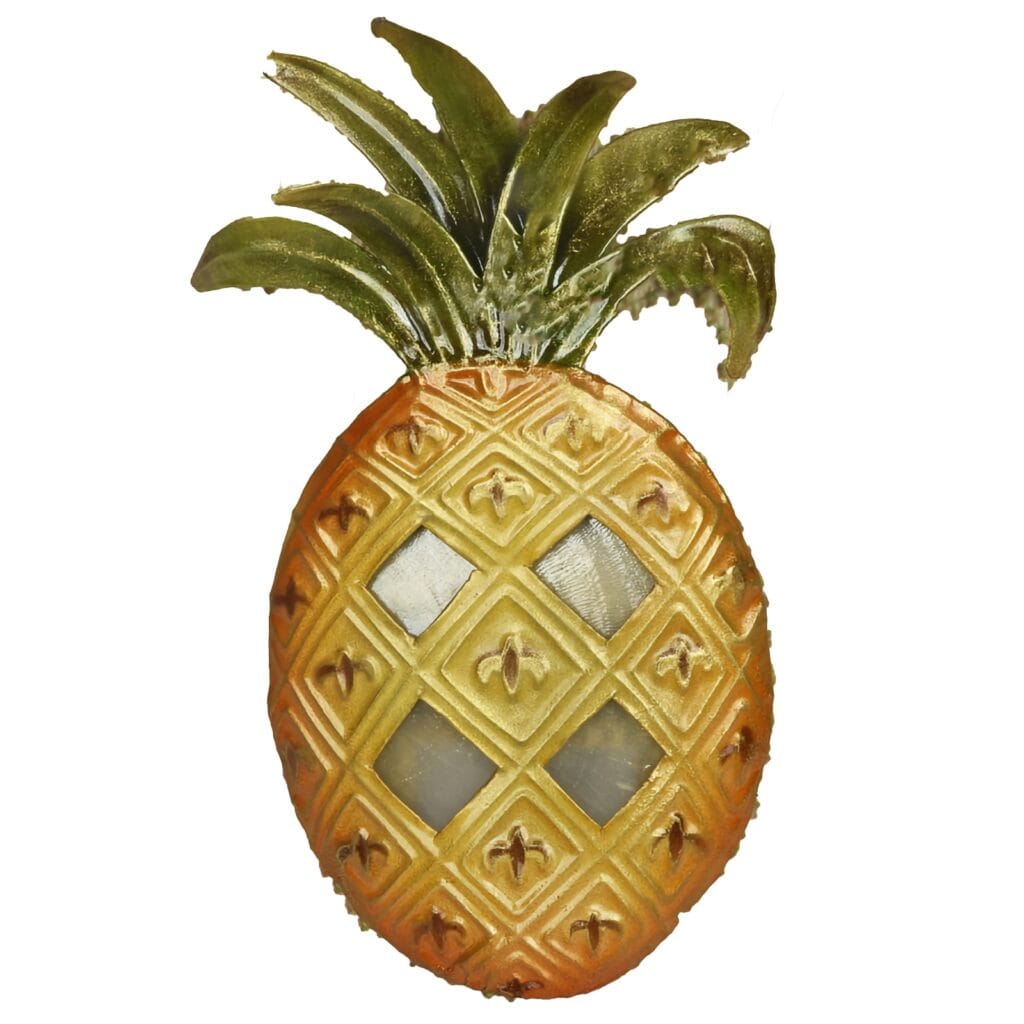 Capiz shell pineapple night light