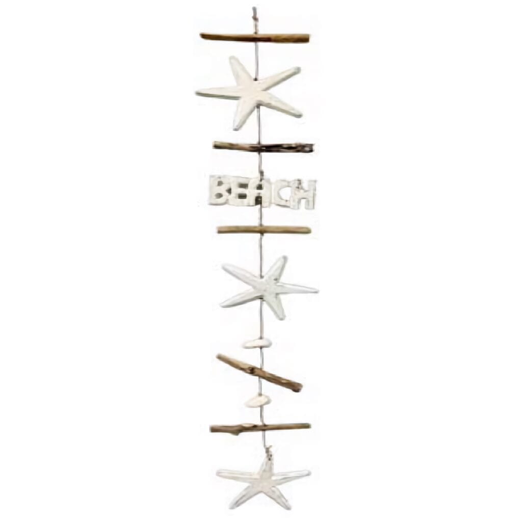 Beach hanging chime driftwood large