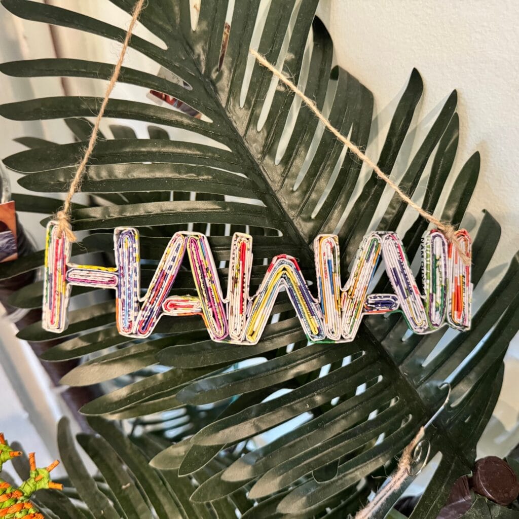 Hawaii Upcycled Ornament Magazine