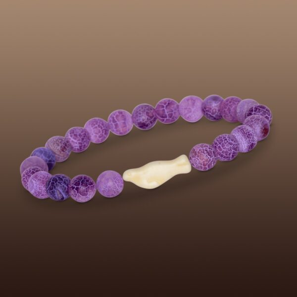 Seal coral reef violet glide bracelet