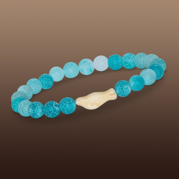 Seal aqua blue glide bracelet
