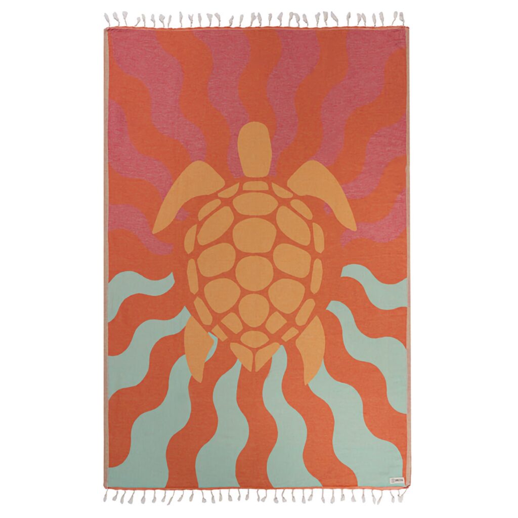 Sand cloud sunset turtle large multi towel