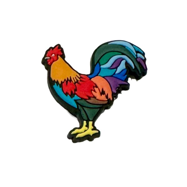 Rooster shoe/croc charm