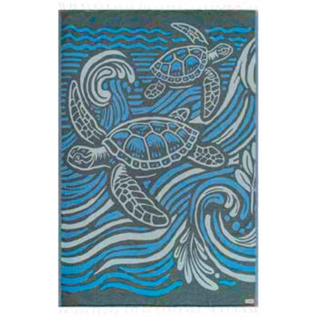 SAND CLOUD Tidal Legion Blue Large Towel