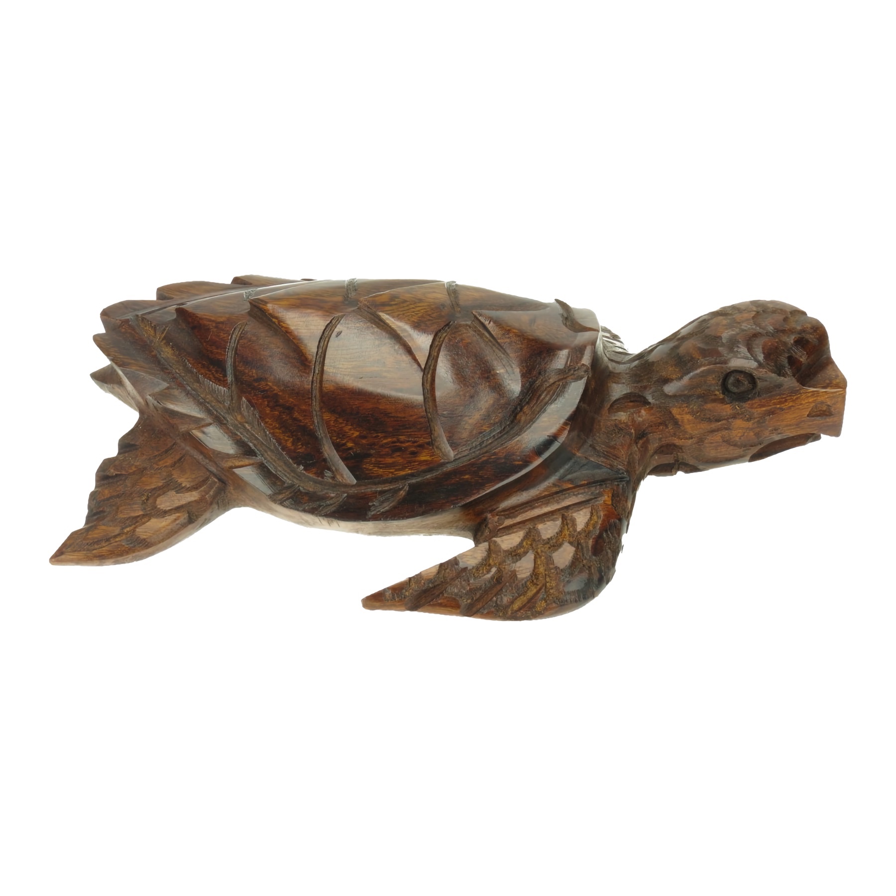 Sea Turtle 3" Mini Size Ironwood Carving