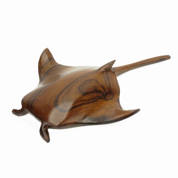 Manta Ray Ironwood Carving