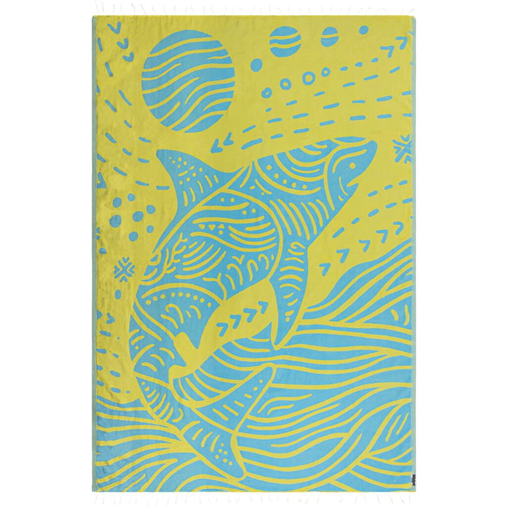 SAND CLOUD Tiger Shark Discovery Shark Large Towel