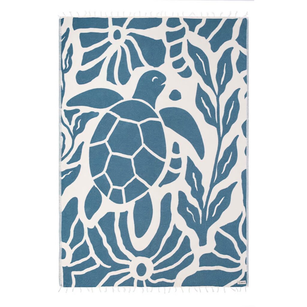 SAND CLOUD Ari Turtle Bayberry Blanket