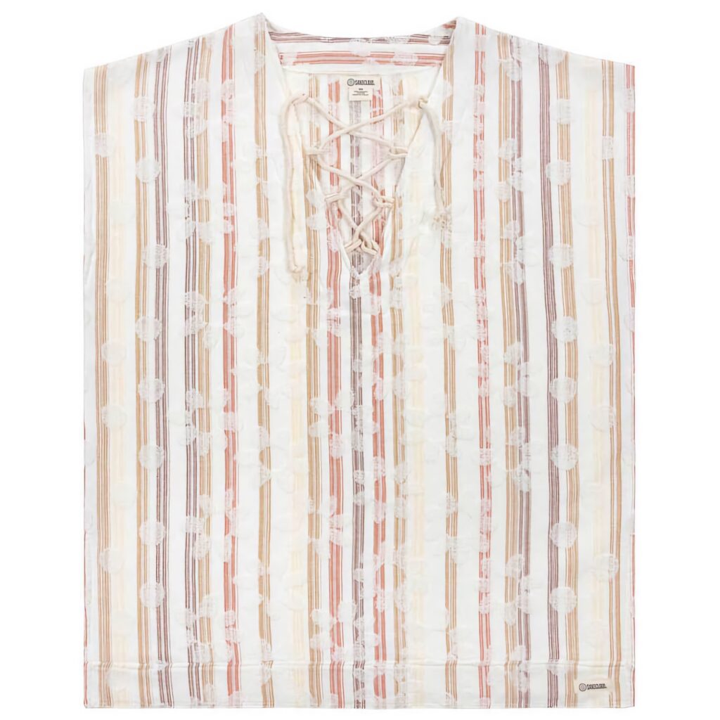 SAND CLOUD Daisy Stripe Multi Color Cover Up