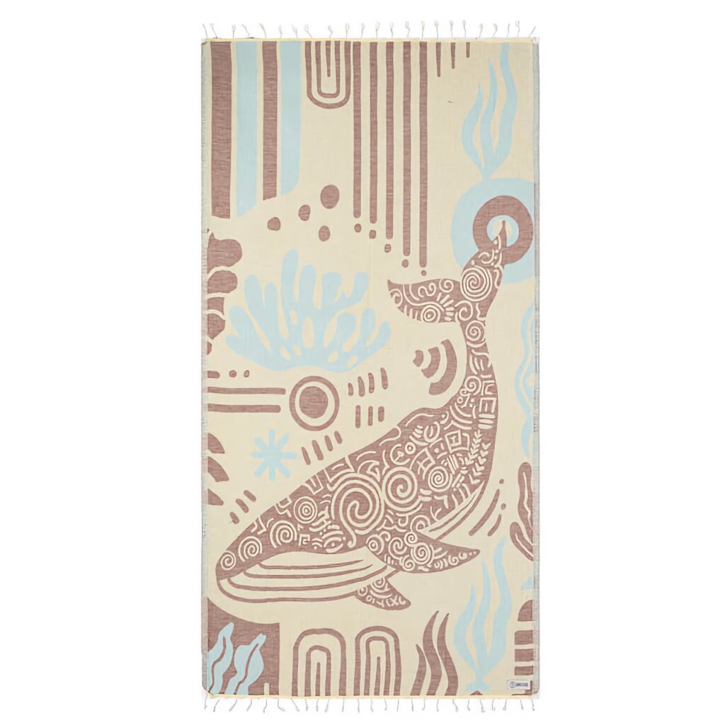 SAND CLOUD Moby The Whale Straw Regular Towel