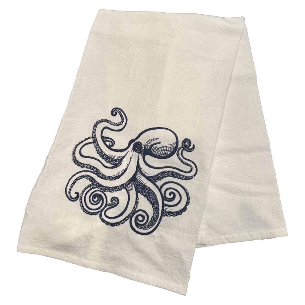 Flour Sack Towel Octopus